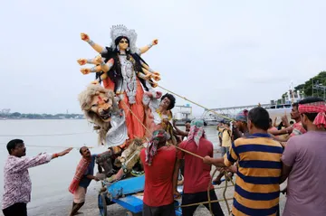 Durga Statue: Trump as Demon Reflects India-US Tensions